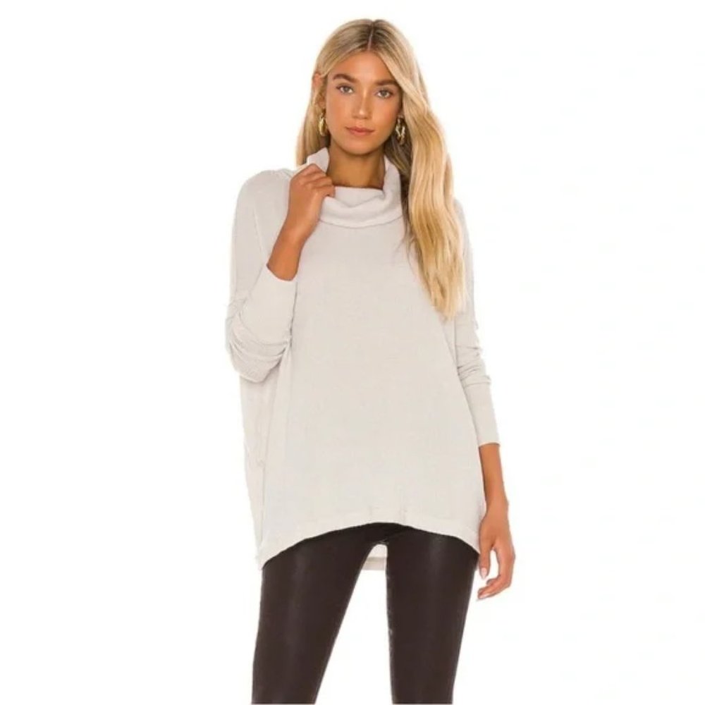 Free People Juicy Long Sleeve Shirt Stone Cold NWT Size XSmall - Picture 2 of 4